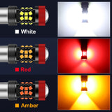 2Pcs P21W LED Canbus Py21W BAU15S BA15S BAY15D 1156 P21/5W LED Bulb No Hyperflash R5W Turn Signal Car Lights Lamp White Yellow