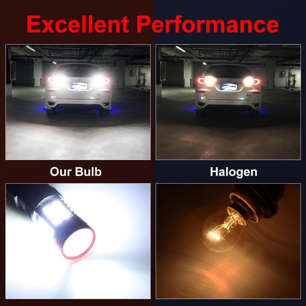 2Pcs BAU15S LED Canbus Amber White PY21W P21W LED Bulb Error Free No  Hyperflash Car Turn Signal Light Indicator Lamp 6000K