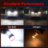 2Pcs P21W LED Canbus Py21W BAU15S BA15S BAY15D 1156 P21/5W LED Bulb No Hyperflash R5W Turn Signal Car Lights Lamp White Yellow